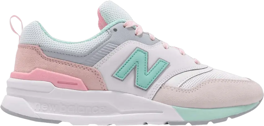  New Balance Wmns 997 &#039;Green Pink&#039;