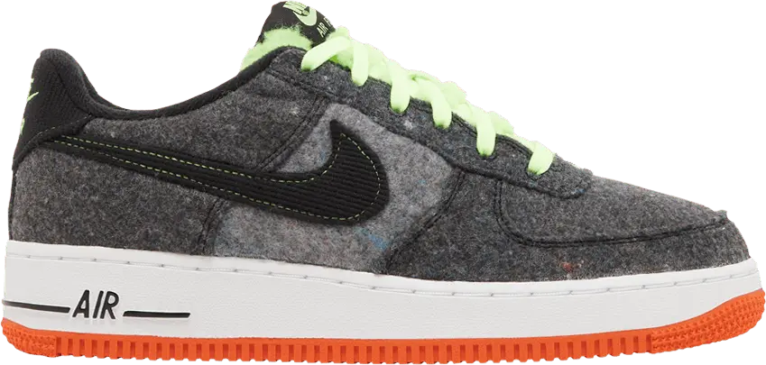  Nike Air Force 1 Low LV8 Black Ghost Green (GS)