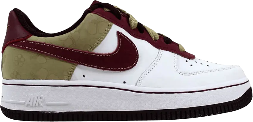  Nike Air Force 1 GS &#039;Deep Garnet&#039;