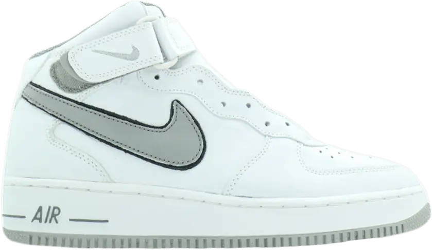  Nike Air Force 1 Mid &#039;White Medium Grey&#039;