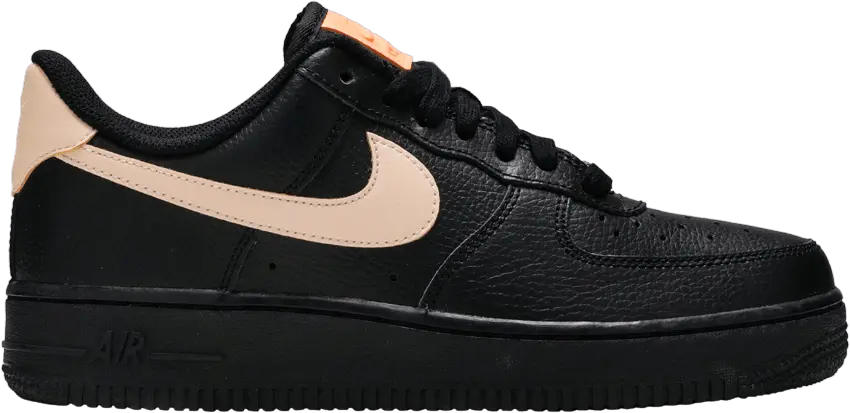  Nike Air Force 1 Low &#039;07 LE Black Crimson Tint (Women&#039;s)