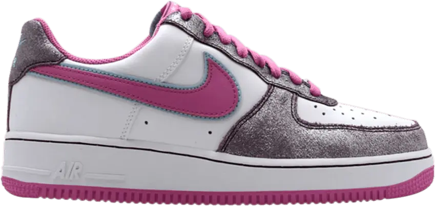  Nike Air Force 1 Low &#039;07 White Cool Rose Aubergine (Women&#039;s)