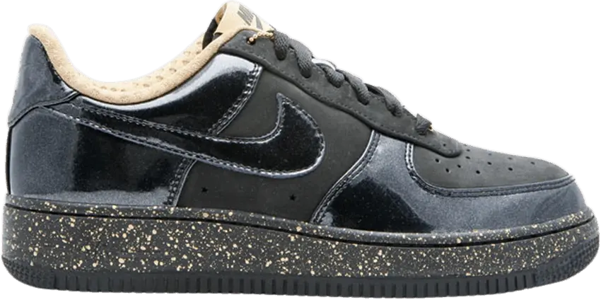  Nike Wmns Air Force 1 Premium &#039;07 &#039;Black Gold&#039;