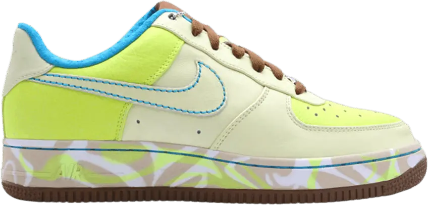  Nike Wmns Air Force 1 Premium &#039;07 &#039;White Lime&#039;