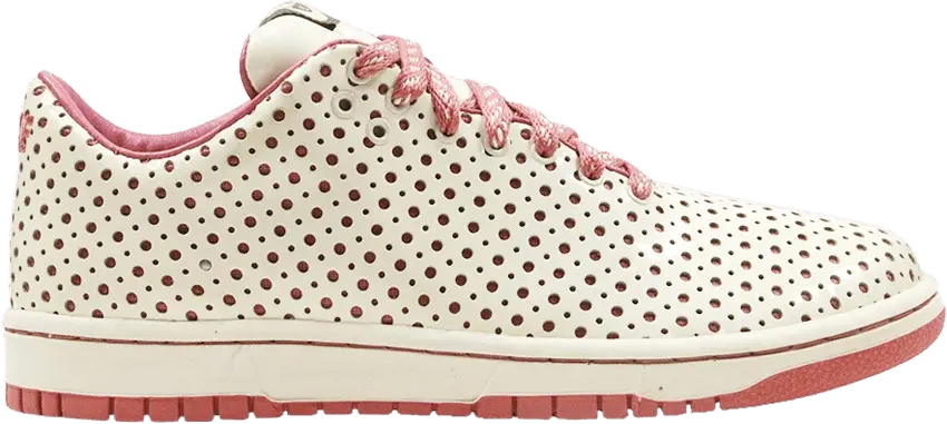  Nike Wmns Dunk Low Supreme &#039;Perforated - Hot Pink&#039;