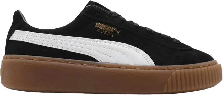  Puma Wmns Suede Platform &#039;Black Gum&#039;