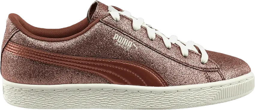  Puma Basket Jr &#039;Holiday Glitz - Copper Rose&#039;