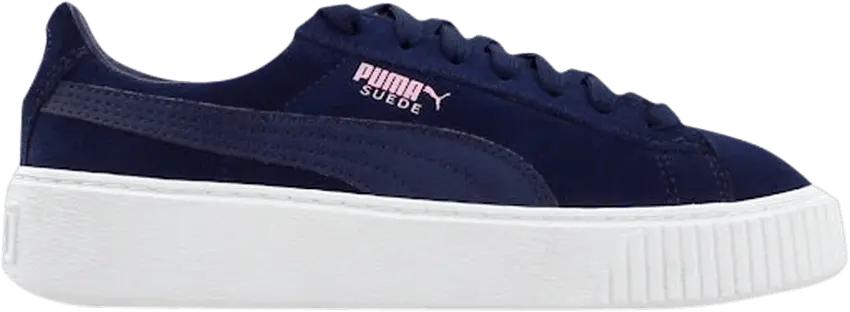  Puma Suede Platform Jr &#039;Peacoat&#039;