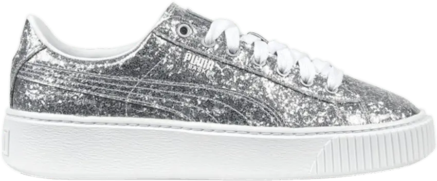  Puma Wmns Basket Platform Glitter