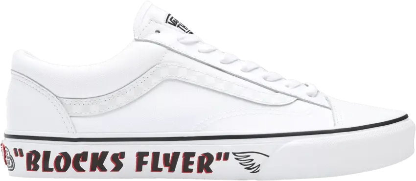  Vans Style 36 SE Bikes Blocks Flyer White Reflective