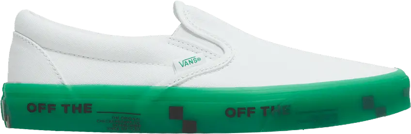  Vans Classic Slip-On &#039;OTW Foxing - Translucent Green&#039;