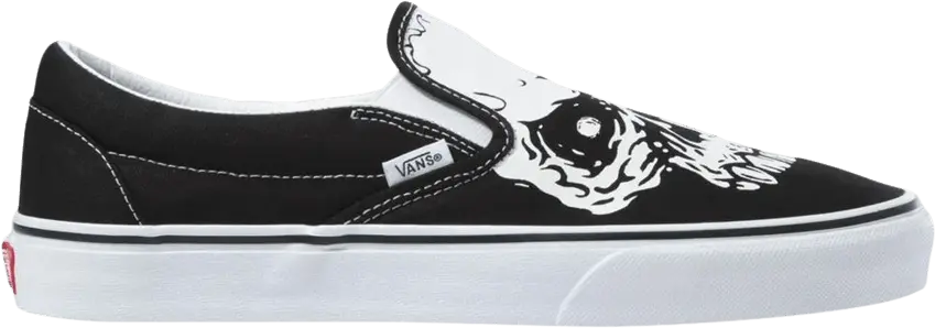  Vans Classic Slip-On &#039;TM Glow Skull&#039;