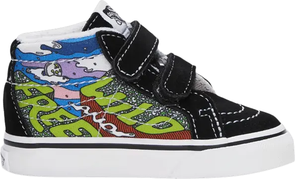  Vans Parks Project x Sk8-Mid Reissue 5 Toddler &#039;Wild and Free&#039;