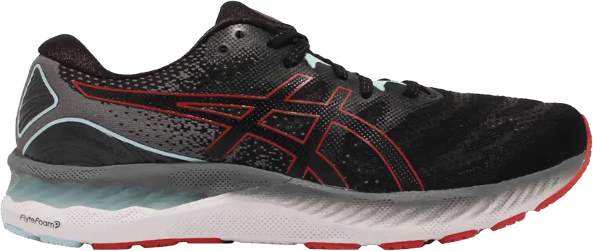  Asics Gel Nimbus 23 &#039;Black Electric Red&#039;