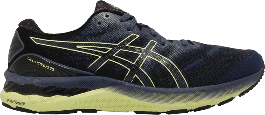  Asics Gel Nimbus 23 &#039;Thunder Blue Glow Yellow&#039;