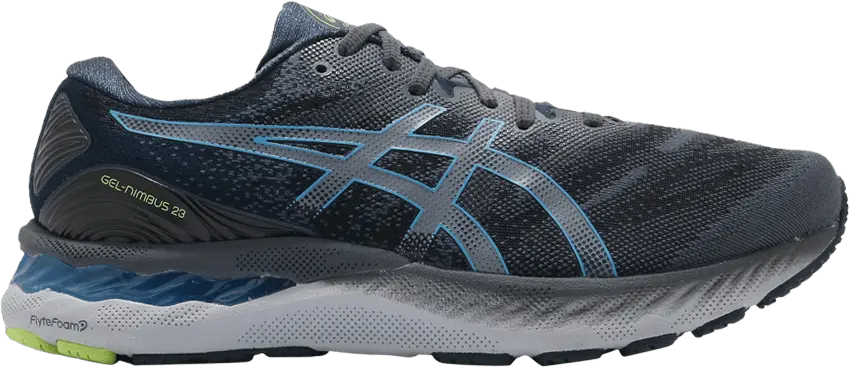  Asics Gel Nimbus 23 4E Wide &#039;Carrier Grey Digital Aqua&#039;