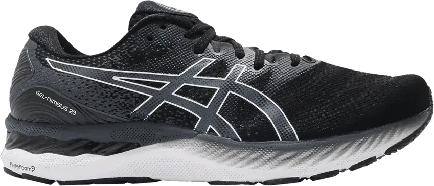  Asics Gel Nimbus 23 2E Wide &#039;Black White&#039;