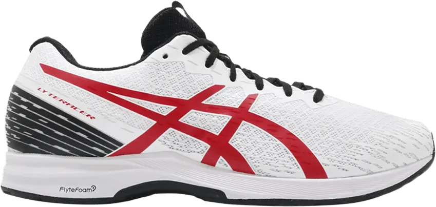  Asics Lyteracer 3 2E Wide &#039;White Classic Red&#039;