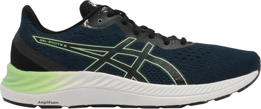  Asics Gel Excite 8 &#039;French Blue Bright Lime&#039;