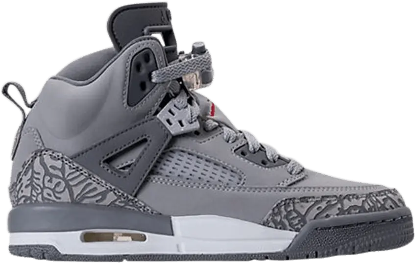  Jordan Spizike BG &#039;Wolf Grey&#039; [Wolf Grey/University Red]