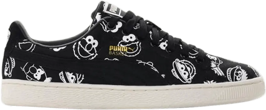  Puma Sesame Street x Basket &#039;Black&#039;