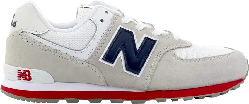  New Balance 574 Kids &#039;Beige Navy&#039;