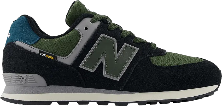  New Balance 574 Big Kid &#039;Black Olive&#039;