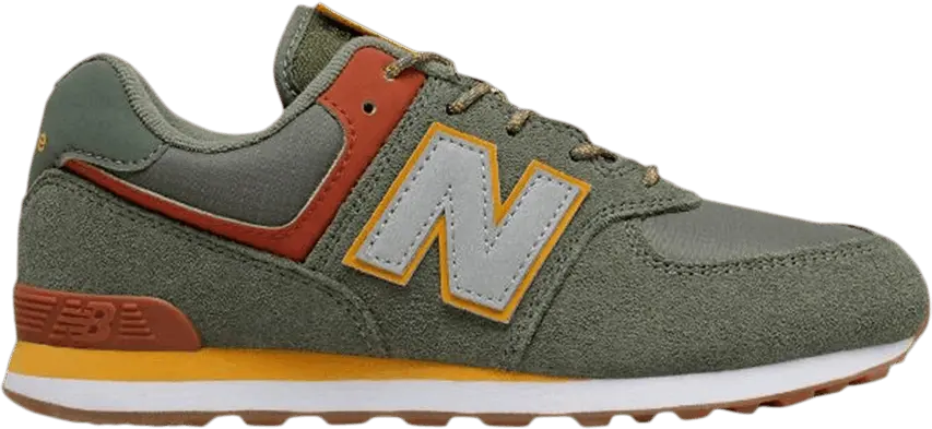  New Balance 574 Big Kid &#039;Slate Green&#039;