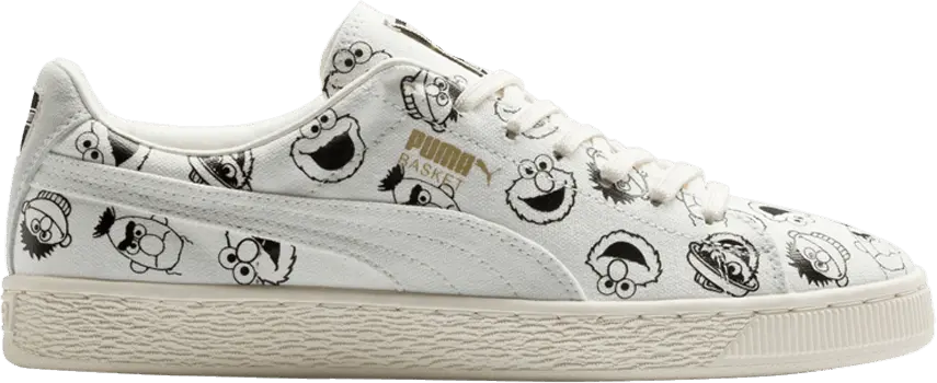  Puma Sesame Street x Basket Jr &#039;Whisper White&#039;