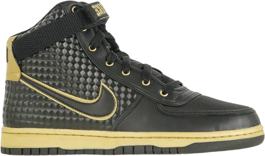  Nike Vandal High Premium GS &#039;Black Metallic Gold&#039;