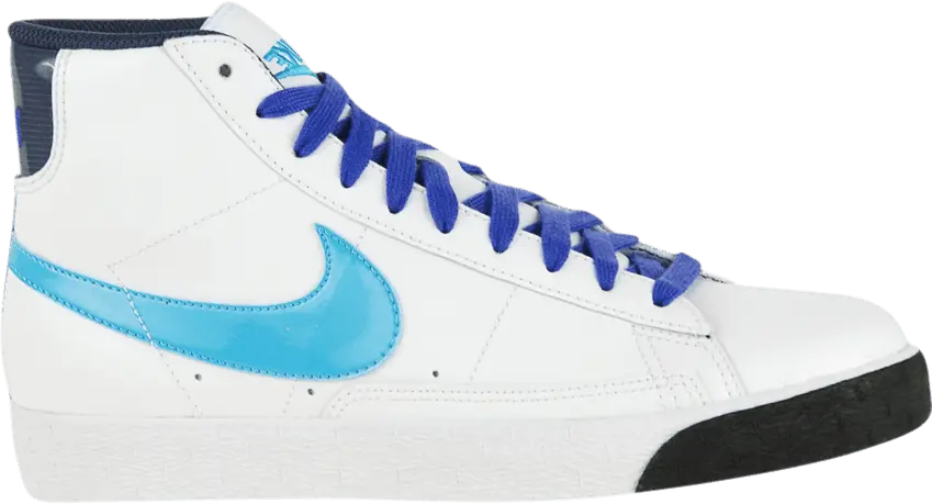  Nike Blazer Mid GS &#039;White Baltic Blue&#039;