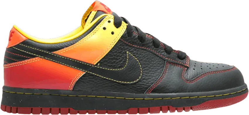  Nike Nyx Dunk Low GS &#039;Black Orange Blaze&#039;