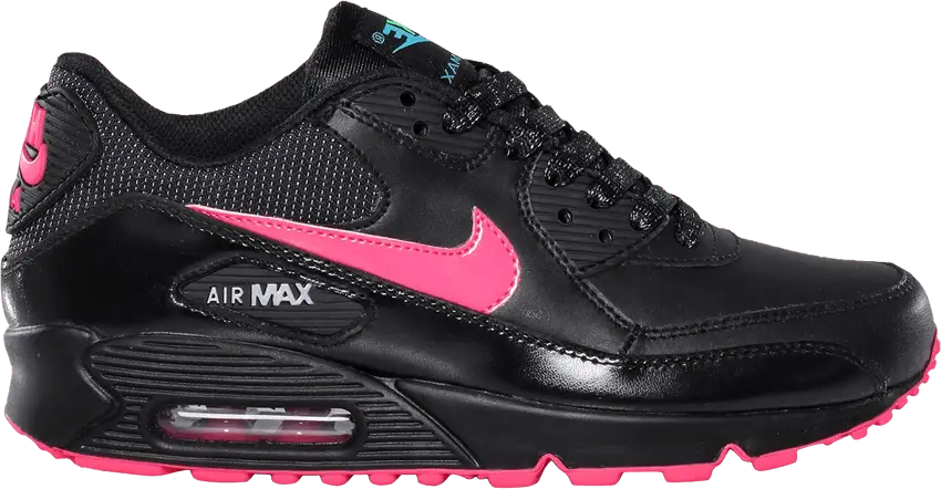  Nike Air Max 90 2007 GS &#039;Black Pink&#039;
