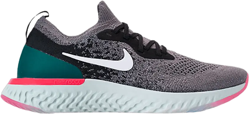  Nike Wmns Epic React Flyknit &#039;Gunsmoke&#039;