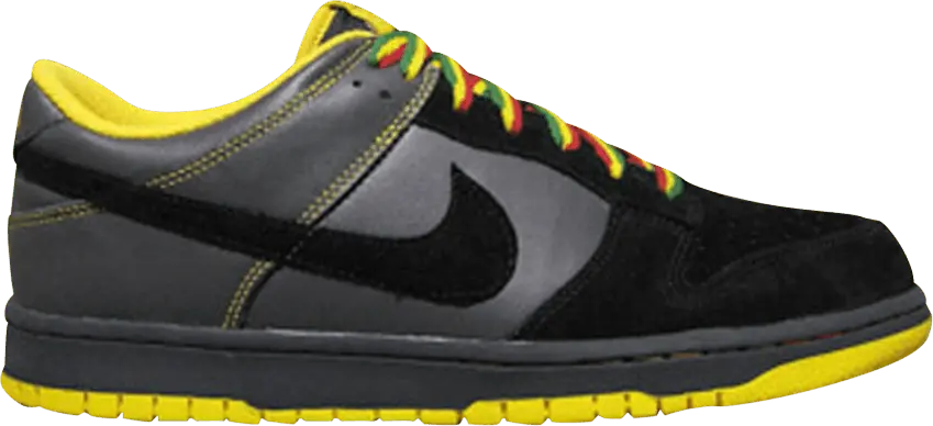  Nike Dunk Low CL &#039;Rasta Pack - Black Varsity Maize&#039;