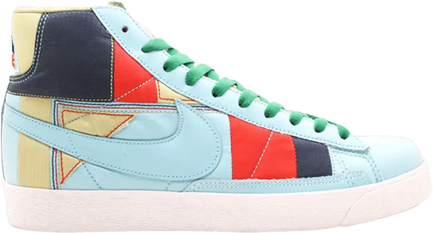  Nike Blazer Mid Premium Powder Blue/Powder Blue-White-Red (Women&#039;s)