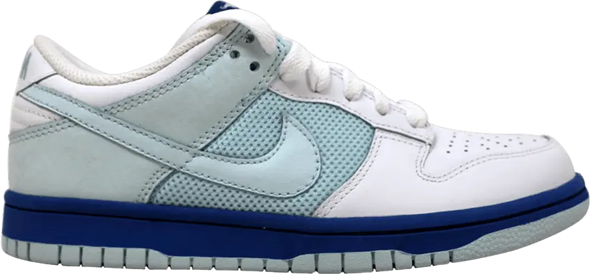  Nike Dunk Low White/Glacier Blue-Varsity Royal (W)