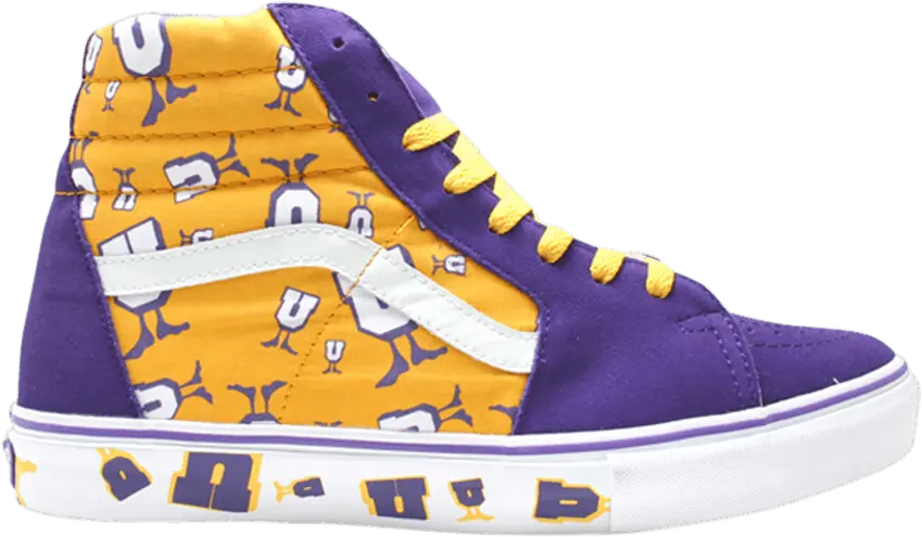  Vans Undefeated x Sk8 Hi Un &#039;Lakers&#039;