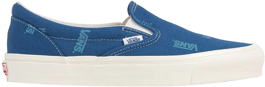  Vans Classic Slip-On &#039;Multi Logo Pack - Blue&#039;