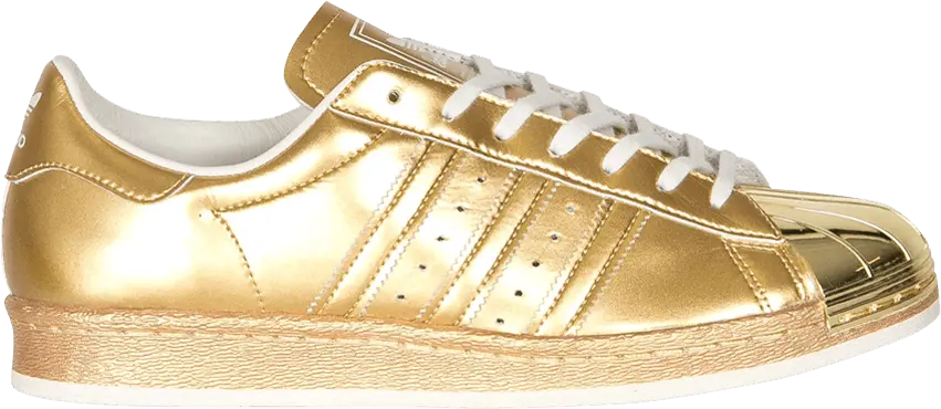  Adidas Superstar 80s &#039;Metallic Pack - Gold&#039;