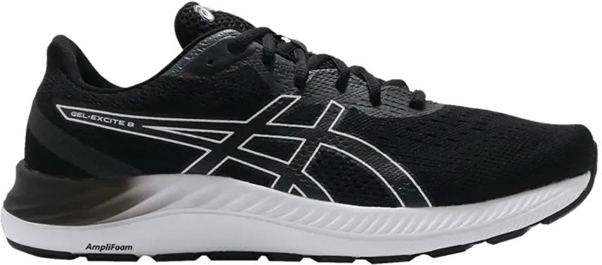 Asics Gel Excite 8 4E Wide &#039;Black White&#039;