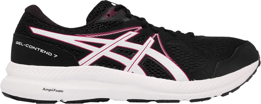  Asics Gel Contend 7 4E Wide &#039;Black Electric Red&#039;