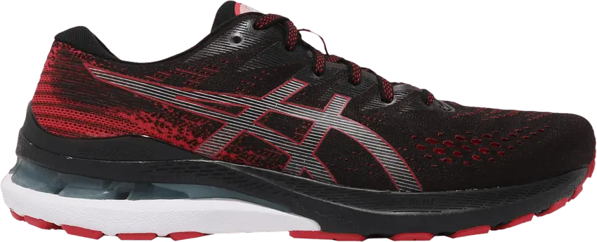  Asics Gel Kayano 28 2E Wide &#039;Black Electric Red&#039;