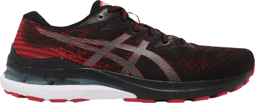  Asics Gel Kayano 28 4E Wide &#039;Black Electric Red&#039;
