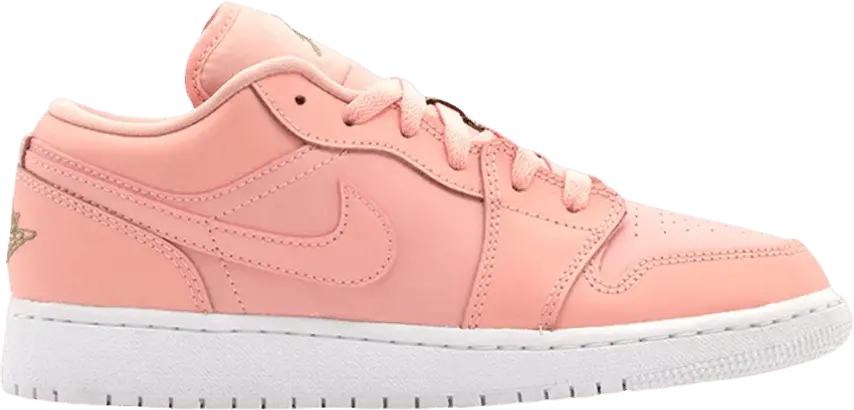  Air Jordan 1 Low GG &#039;Bleached Coral&#039;