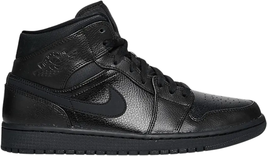  Jordan 1 Retro Mid Black