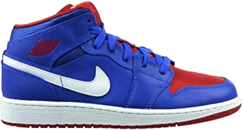  Air Jordan 1 Retro Mid GS &#039;Detroit Pistons&#039;