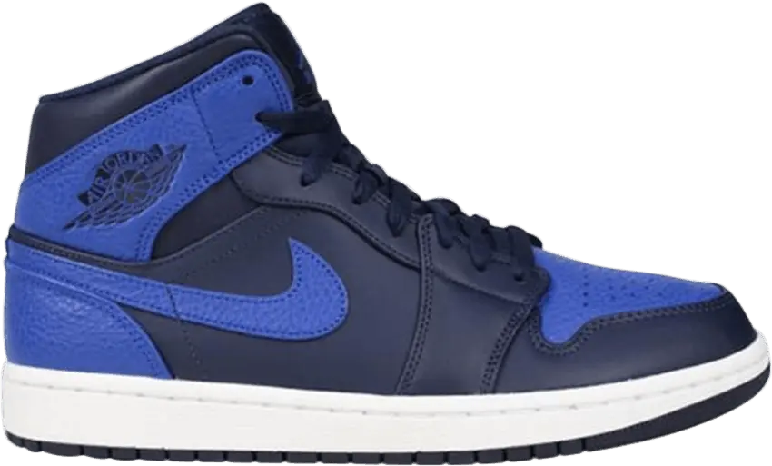  Air Jordan 1 Retro Mid GS &#039;Obsidian Royal&#039;