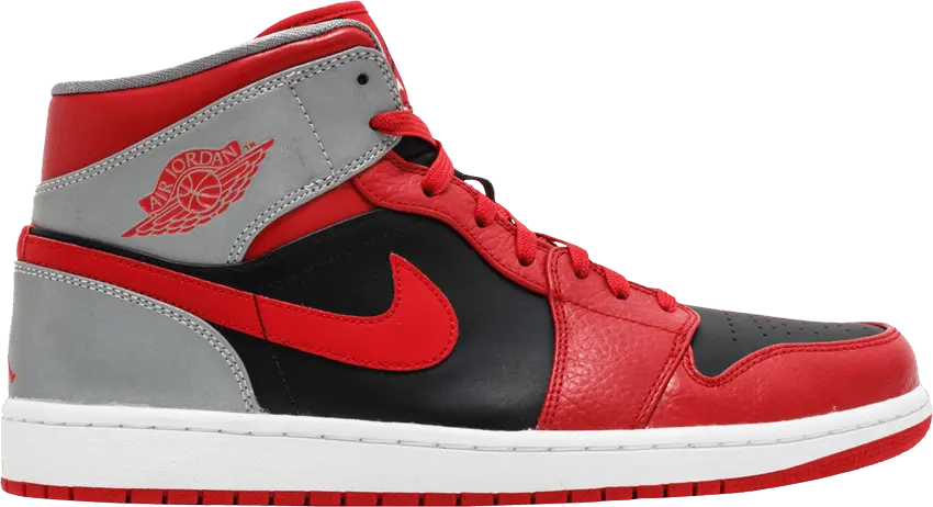  Air Jordan 1 Mid GS &#039;Fire Red&#039;