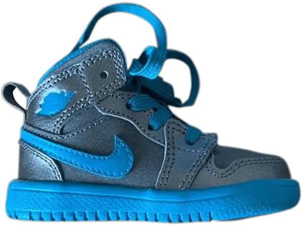  Air Jordan 1 Mid Flex TD &#039;Metallic Dark Grey Tropical Teal&#039;